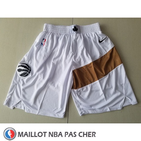 Short Tornto Raptors Ciudad 2018 Blanc
